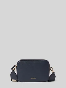 Torba skórzana na ramię z napisem z logo model ‘TEBE’ - Torebki damskie - miniaturka - grafika 1