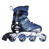 Rolki - Spokey Baffies niebieski roz 31-34 - miniaturka - grafika 1