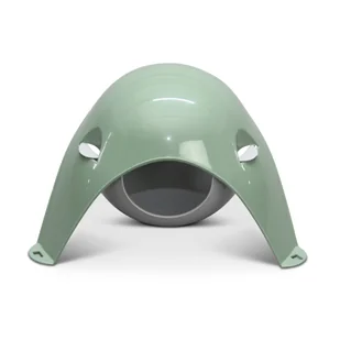 Sputnik XL wiszący domek, uzupełnienie klatek małych zwierząt - zielony / szary - Akcesoria dla gryzoni - miniaturka - grafika 1
