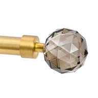 Karnisze - Zakończenie karnisza Cristal 19 mm mosiądz - miniaturka - grafika 1