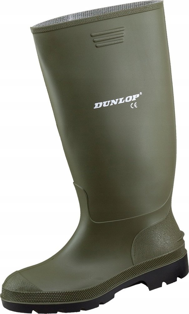 DUNLOP KALOSZE WODOODPORNE KHAKI Z LOGO 39 16IA