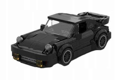KLOCKI SAMOCHÓD CZARNY SPORTOWY PORSCHE 911 TURBO ZESTAW KLOCKÓW PREZENT
