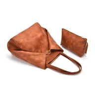 Inne - Retro torba na ramię w jednolitym kolorze, torba na ramię w stylu vintage, torebka o dużej pojemności z wewnętrzną torbą - miniaturka - grafika 1