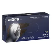 Dezynfekcja - Rękawiczki nitrylowe Gripzzly Zarys 50 szt. - czarne - miniaturka - grafika 1