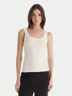 Koszulki i topy damskie - Hunkemöller Top Singlet 302723 Biały Slim Fit - miniaturka - grafika 1
