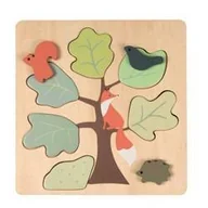Puzzle - Drewniane Puzzle Lisek Egmont Toys - miniaturka - grafika 1