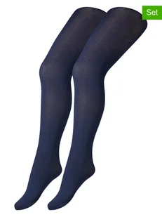 camano Rajstopy (2 pary) w kolorze granatowym - Rajstopy dziecięce - miniaturka - grafika 1