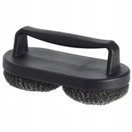 Akcesoria do grilla - Vaggan Szczotka DRUCIANA podwójna do czyszczenia grilla rusztu skrobak 710307 - miniaturka - grafika 1