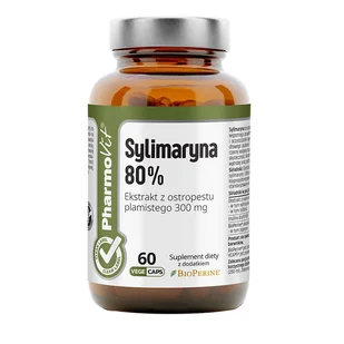 PHARMOVIT (suplementy diety) SYLIMARYNA 60 KAPSUŁEK 30,18 g - PHARMOVIT (CLEAN - Suplementy naturalne - miniaturka - grafika 1