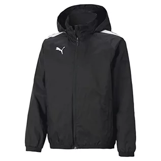 Kurtki i płaszcze dla chłopców - Puma Uniseks - Dzieci Teamliga All Weather Jkt Jr Kurtka, Czarny, 116 cm - grafika 1