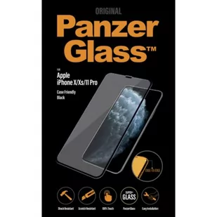 PanzerGlass szkło ochronne Standard Apple iPhone X/Xs/11 Pro czarny - Szkła hartowane na telefon - miniaturka - grafika 1