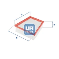 Filtry powietrza - Filtr powietrza UFI Filtry 30.687.00 - miniaturka - grafika 1