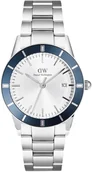 Zegarki męskie - Zegarek Daniel Wellington DW00100818 Iconic Paradigma Link Blue Bezel Silver - miniaturka - grafika 1
