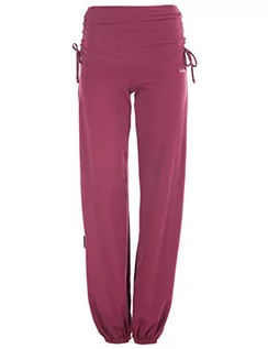 Spodnie damskie - WINSHAPE WINSHAPE Winshape damskie spodnie treningowe, Wh1, fitness, czas wolny, sport, joga, pilates czerwony Berry-love XL WH1-BERRY-LOVE-XL - grafika 1