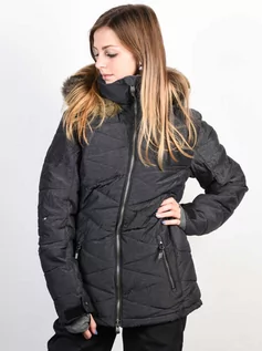 Kurtki i płaszcze dla dziewczynek - Roxy QUINN TRUE BLACK kurtka zimowa kobiety - XL - grafika 1