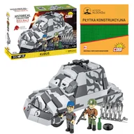 Klocki - Cobi 3114 samochód pancerny KUBUŚ HC WW2 302 El. + PŁYTKA - miniaturka - grafika 1