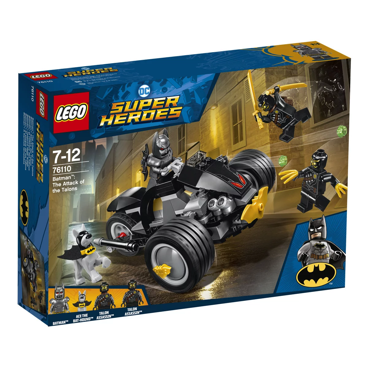 LEGO DC Batman, klocki Batman i rabunek Człowieka, zagadki, 76137 - LEGO