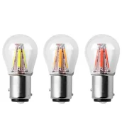 Żarówki samochodowe - Żarówka Led 4 Cob Filament P21/5W BAY15D 12V 24V - miniaturka - grafika 1