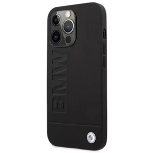 Etui na telefon BMW BMHMP14XSLLBK do Apple iPhone 14 Pro Max 6,7" czarny/black hardcase Signature Logo Imprint Magsafe - Etui i futerały do telefonów - miniaturka - grafika 2