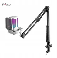 Mikrofony komputerowe - Mikrofon Fifine Mikrofon pojemnościowy studyjny Q6TW USB biały - miniaturka - grafika 1