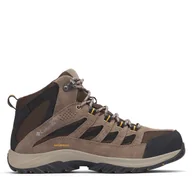 Buty trekkingowe męskie - Trekkingi Columbia Crestwood Mid Waterproof 2100641 Brązowy - miniaturka - grafika 1