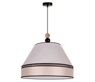 Lampy sufitowe - Duolla - Żyrandol na lince AVIGNON 1xE27/15W/230V śr. 50 cm beżowy - miniaturka - grafika 1