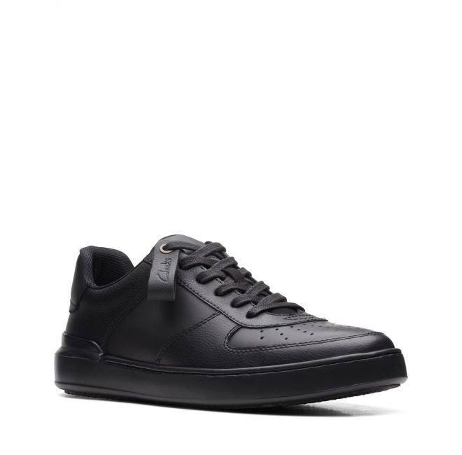Clarks Court Lite Tie [black leather] - rozmiar 42