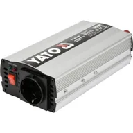 Przetwornice samochodowe - YATO Przetwornica YATO DC 12V-AC 230V 500W - miniaturka - grafika 1