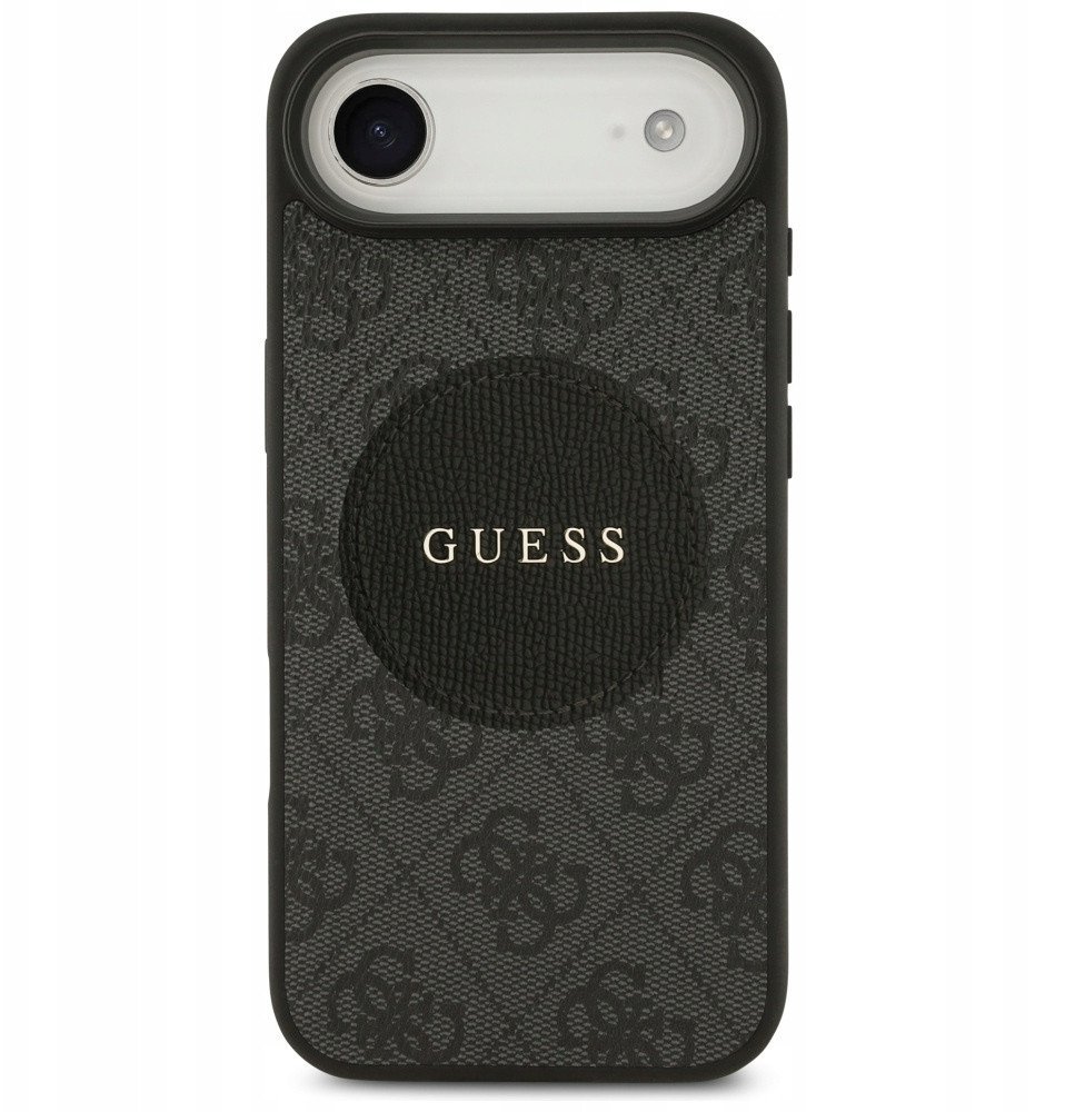 Etui Guess 4G Circle Classic Logo MagSafe do iPhone Air czarny