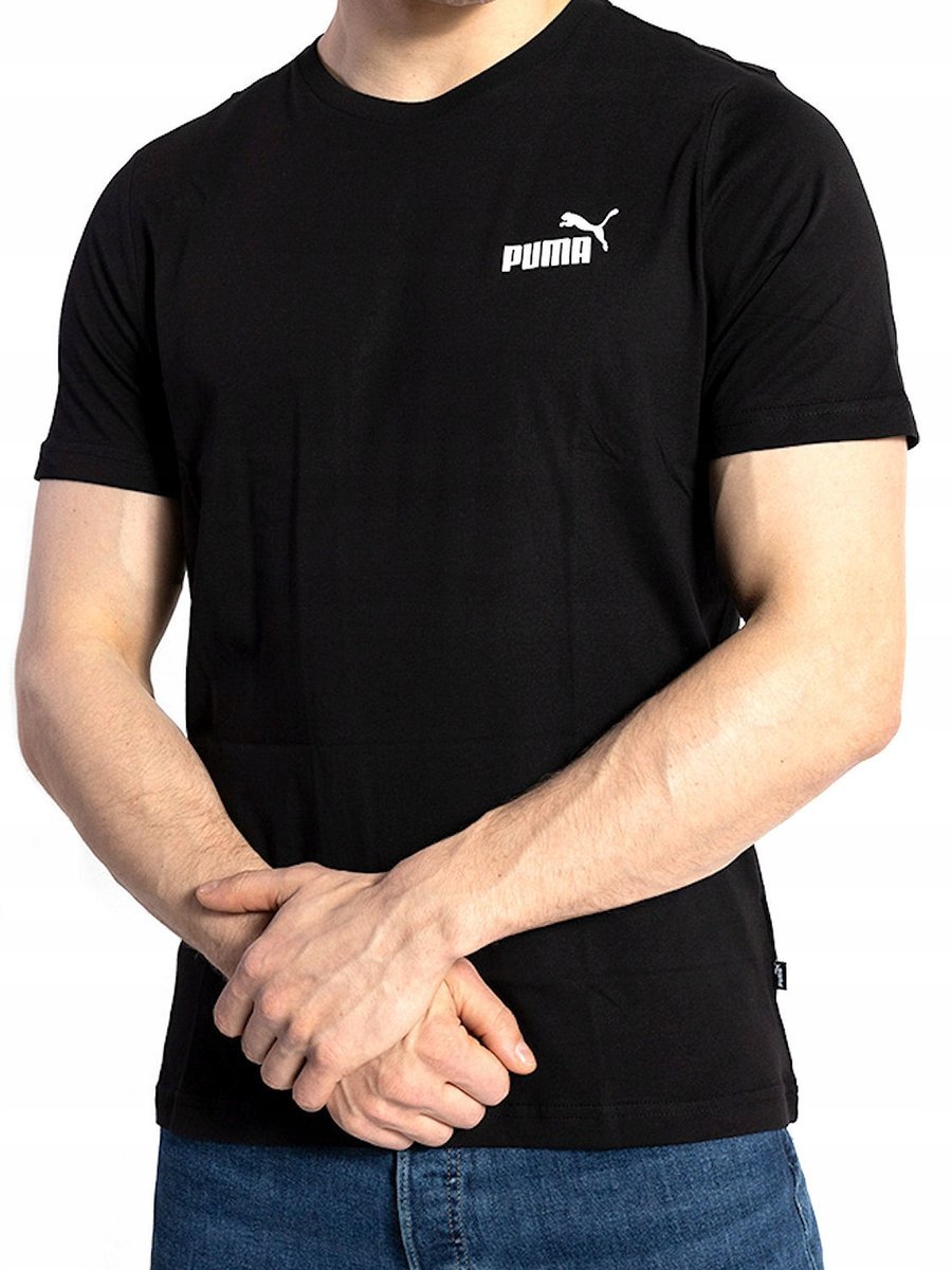 Koszulka Męska Puma 586668-01 Sportowa Czarna L