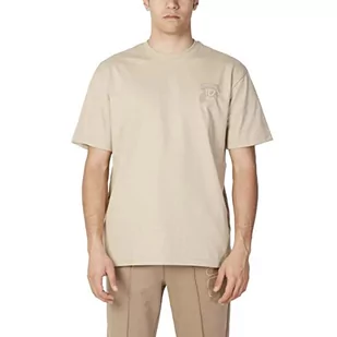 FILA Męski T-shirt BROVO Oversized Fields of Rye, L, fields of rye, L - Koszulki męskie - miniaturka - grafika 1