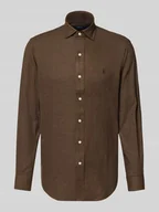 Koszule męskie - Koszula casualowa o kroju custom fit z wyhaftowanym logo - miniaturka - grafika 1