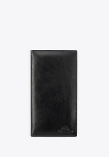 Etui na paszport ze skóry proste czarne - Etui na dokumenty i karty - miniaturka - grafika 1