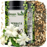Herbata - Zielona herbata JAŚMINOWA 20% Sencha PREMIUM 50g - miniaturka - grafika 1