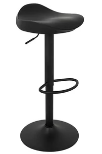 King Home Krzesło barowe FLINT regulowane czarne KH.43026 - Taborety i hokery - miniaturka - grafika 1