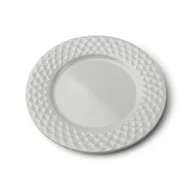 Talerze - Talerz deserowy Diamond szary 20,5 cm - miniaturka - grafika 1