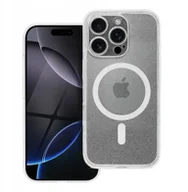 Etui i futerały do telefonów - Futerał CLEAR MAG COVER z ochroną aparatu kompatybilny z MagSafe do IPHONE 15 Pro transparent glitter - miniaturka - grafika 1