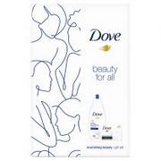 Zestawy kosmetyków damskich - Dove Zestaw dla kobiet żel pod prysznic Deeply Nourishing + mydło w kostce Beauty Cream 250 ml + 150 g - miniaturka - grafika 1