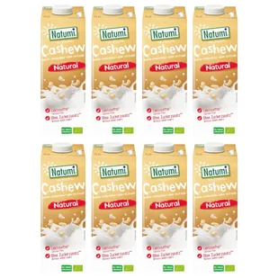 Natumi Napój z orzechów nerkowca nie zawiera cukrów zestaw 8 x 1 l Bio - żywność - Napoje roślinne - miniaturka - grafika 1