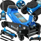 Podnośniki - BAUG PODNOŚNIK SAMOCHODOWY LEWAREK ŻABA 3T NISKI + GUMA B3202 - miniaturka - grafika 1