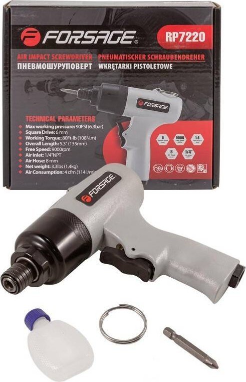 Forsage F-RP7220 Wkrętarka pneumatyczna udarowa 1/4
