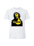 Koszulki męskie - Męska koszulka z nadrukiem - KILL YOUR IDOLS biały S - miniaturka - grafika 1