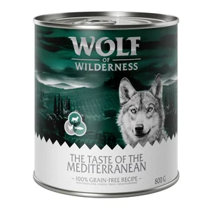 Wolf of Wilderness Korzystny pakiet of Wilderness The Taste Of" 12 x 800 g The Taste Of The Mediterranean - Mokra karma dla psów - miniaturka - grafika 2