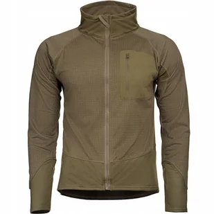MFH Lekka Bluza Polarowa Ocieplacz US Jacket Lining Podpinka Zielona M - Bluzy męskie - miniaturka - grafika 1