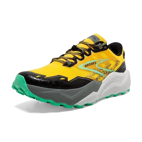 BROOKS Caldera 7, Męskie trampki, 40 EU, Lemon Chrome Black Sedona Sage, 40 EU