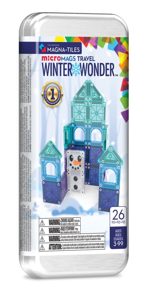 Klocki Magnetyczne Travel Winter Wonder 26 el. Magna-Tiles