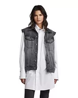 Kurtki damskie - G-STAR RAW Damska kurtka oversize, szary (Faded Blade D291-c778), L - miniaturka - grafika 1