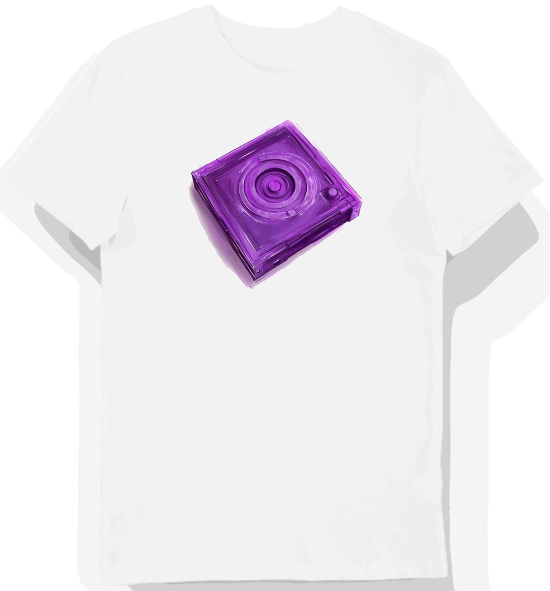 Koszulka męska biała z nadrukiem klasycznych zabawek 6247 M