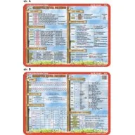 Podkładki na biurko - Nieprzypisany Podkładka edukacyjna Gramatyja języka polskiego Alfabet odmiana czasownika części mowy części zdania VISU000 - miniaturka - grafika 1