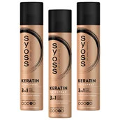 Kosmetyki do stylizacji włosów - Bardzo mocny spray do włosów 3x300ml Syoss - miniaturka - grafika 1